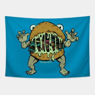 Monster burger Tapestry