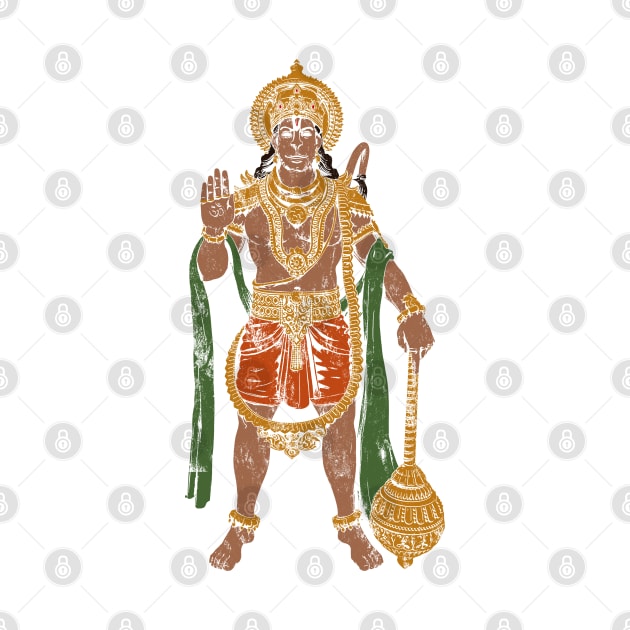 Hanuman : Devotee of Lord Ram by swarna artz