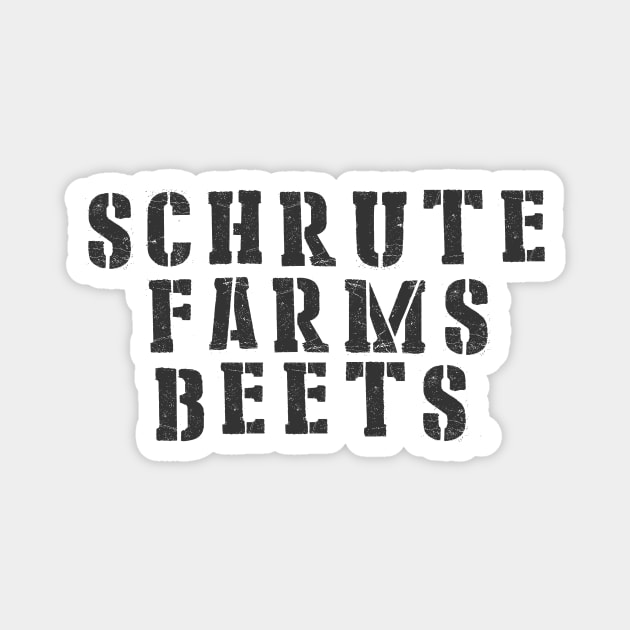 Schrute Farms Beets Magnet by Bigfinz