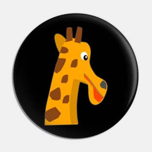 Quirky Giraffe Delight Pin