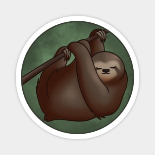 Sloth sleepy Magnet