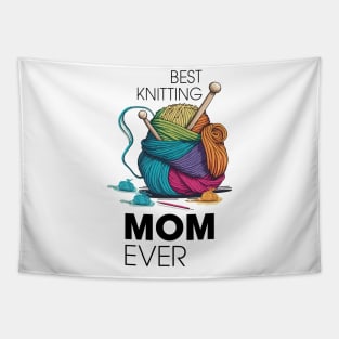 Best Knitting Mom Ever Tapestry