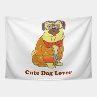 Cute dog lover Tapestry