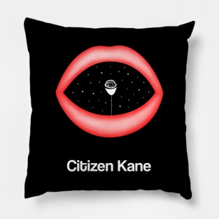 Citizen Kane Minimal Movie Fan Art Rosebud Orson Welles Pillow