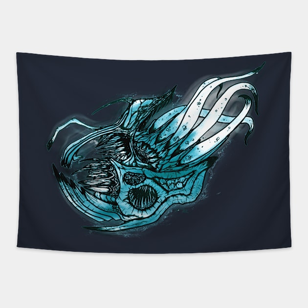 Deepsea Creeper Tapestry by Cosmic Terrors