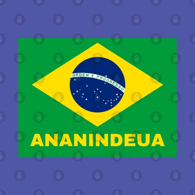 Ananindeua City in Brazilian Flag by aybe7elf