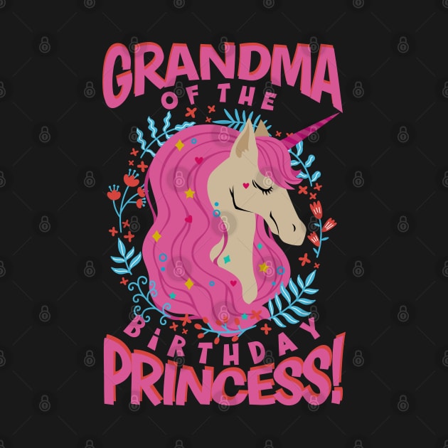 Grandma of the Birthday Princess Unicorn by aneisha