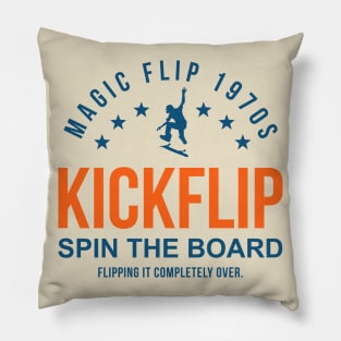 do a kick flip Pillow