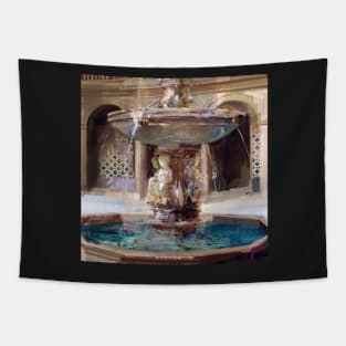 Cupid's Fountain Tapestry