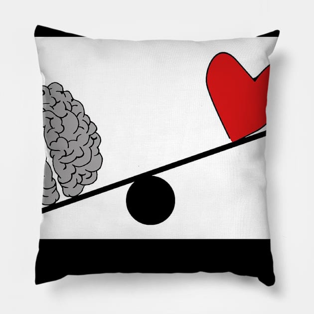 Gray Matters Pillow by The Kintners Music