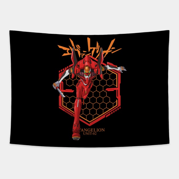 Evangelion Unit-02 Tapestry by svthyp