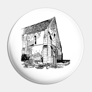 Old abandoned home building Pin