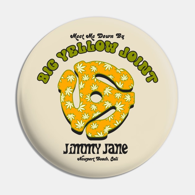 Big Yellow Joint Pin by darklordpug