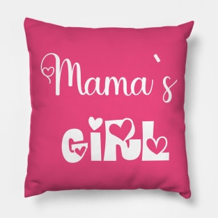 Girl and mom matching t-shirts 2022 Pillow