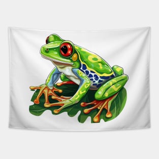 Red Eyed Tree Frog Tapestry