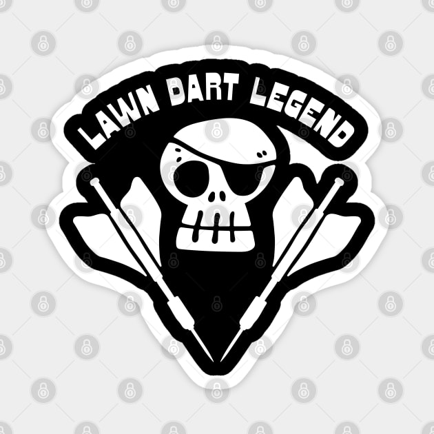 Lawn Dart Legend Magnet by Barn Shirt USA