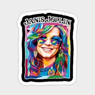 JANIS JOPLIN HIPPIE CHIC Magnet