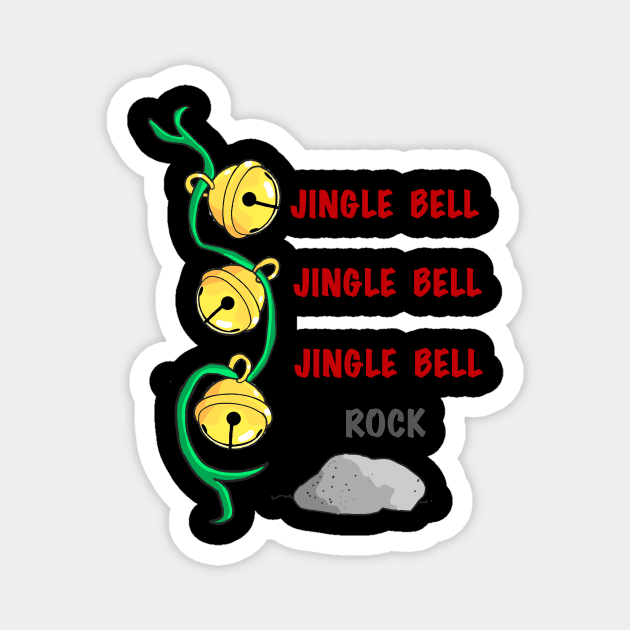 jingle bell rock Magnet by Tri-Y