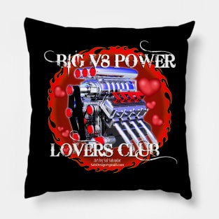 Big V8 Power Lovers Club Pillow