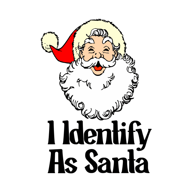 I Identify As Santa Funny Christmas Pajamas For Dad X Mas by nextneveldesign