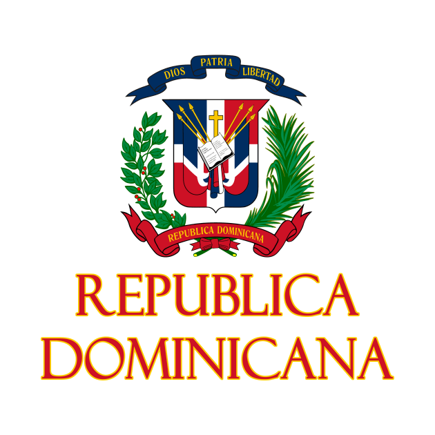 Republica Dominicana - Coat of Arms Design (Spanish Text) by Naves