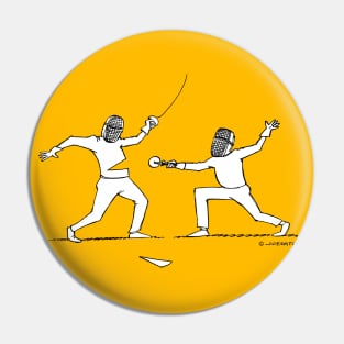 Pizza Fencing Pin