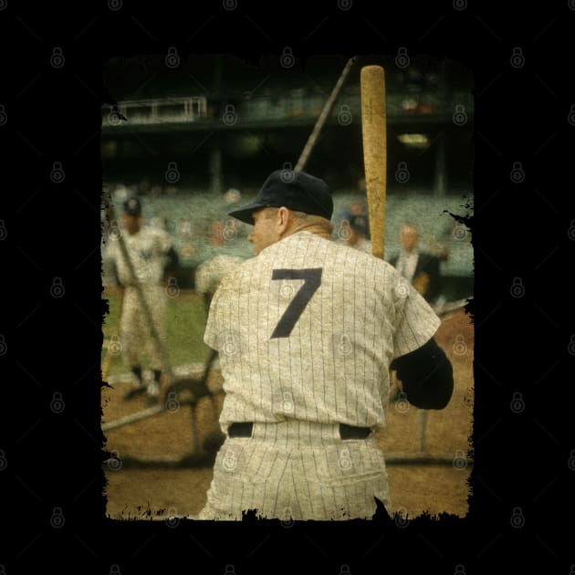 Mickey Mantle in New York Yankees by PESTA PORA