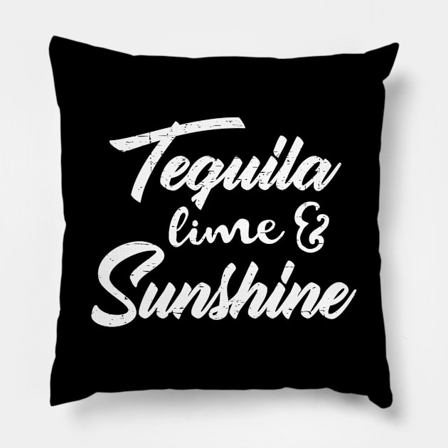 Tequila, Lime and Sunshine Pillow by verde