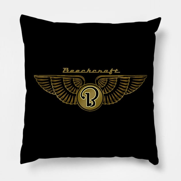 Vintage Aircraft USA Pillow by Midcenturydave