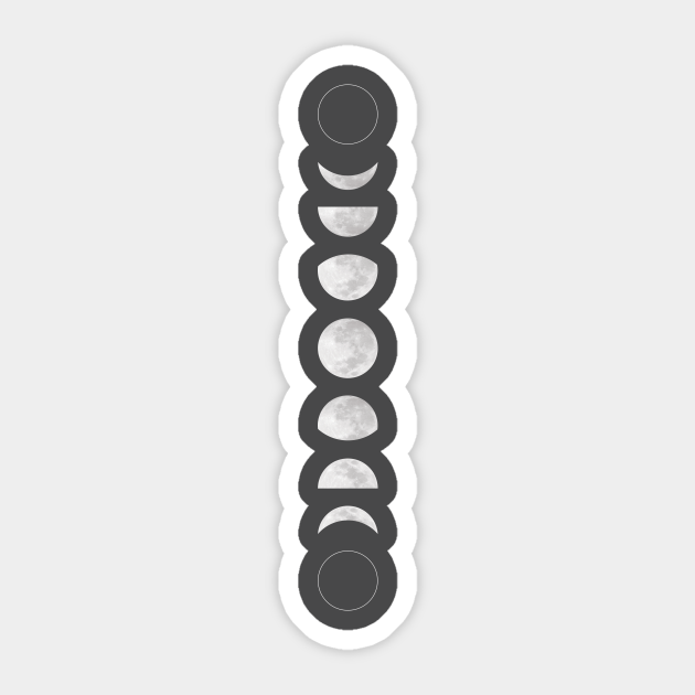 pix Vertical Moon Phases Png teepublic