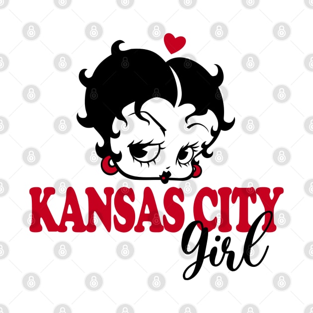 KANSAS CITY MISSOURI GIRL - Betty Boop by ROBZILLANYC