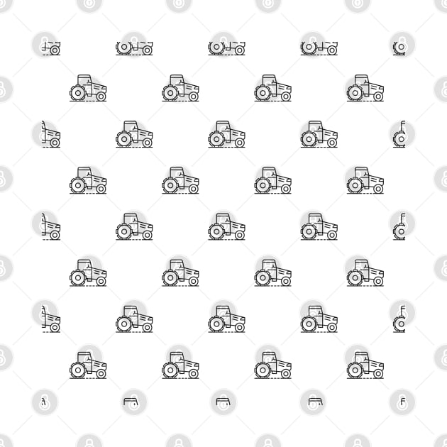 Tractor  pattern by sheelashop