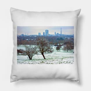 London Skyline Cityscape Primrose Hill Pillow