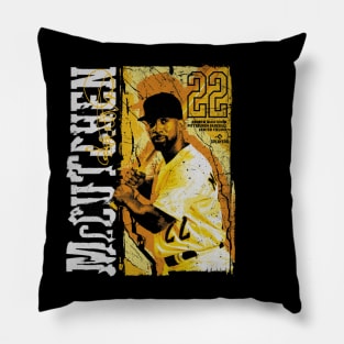 Andrew McCutchen Pittsburgh Grunge Pillow