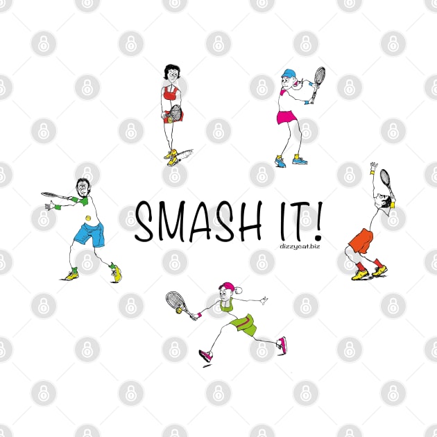 Tennis figures - Smash It! by dizzycat-biz