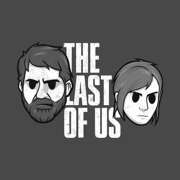 TLOU Cartoon Joel and Ellie by Weekly Planet Posters