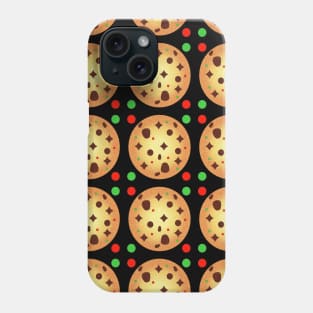 Chocolate Chip Cookies Pattern Phone Case