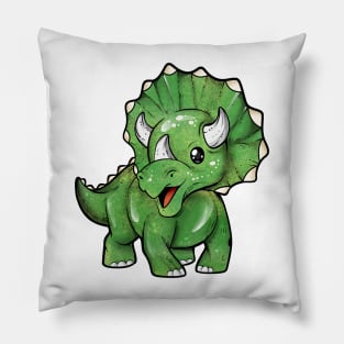 Kawaii Triceratops Pillow