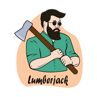 Bearded Lumberjack Woodworker T-Shirt