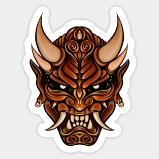 Get Wallpaper Samurai Mask Japanese Stickers Teepublic For Android Free