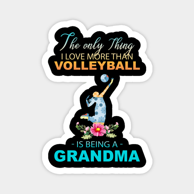 The Ony Thing I Love More Than Volleyball Is Being A Grandma Magnet by Thai Quang