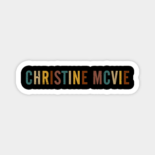 Graphic Colorful McVie Name Birthday 70s 80s 90s Magnet