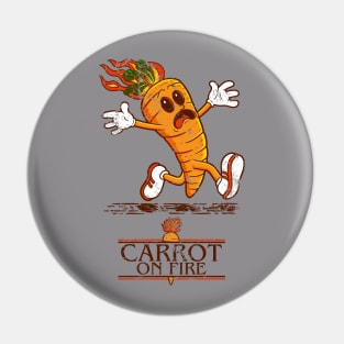 Carrot on Fire. Pin