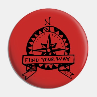 Landkonuur "Find you way" Pin