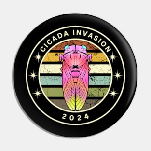 cicada invasion  2024   fest map brood xix and xiii cicadas Pin