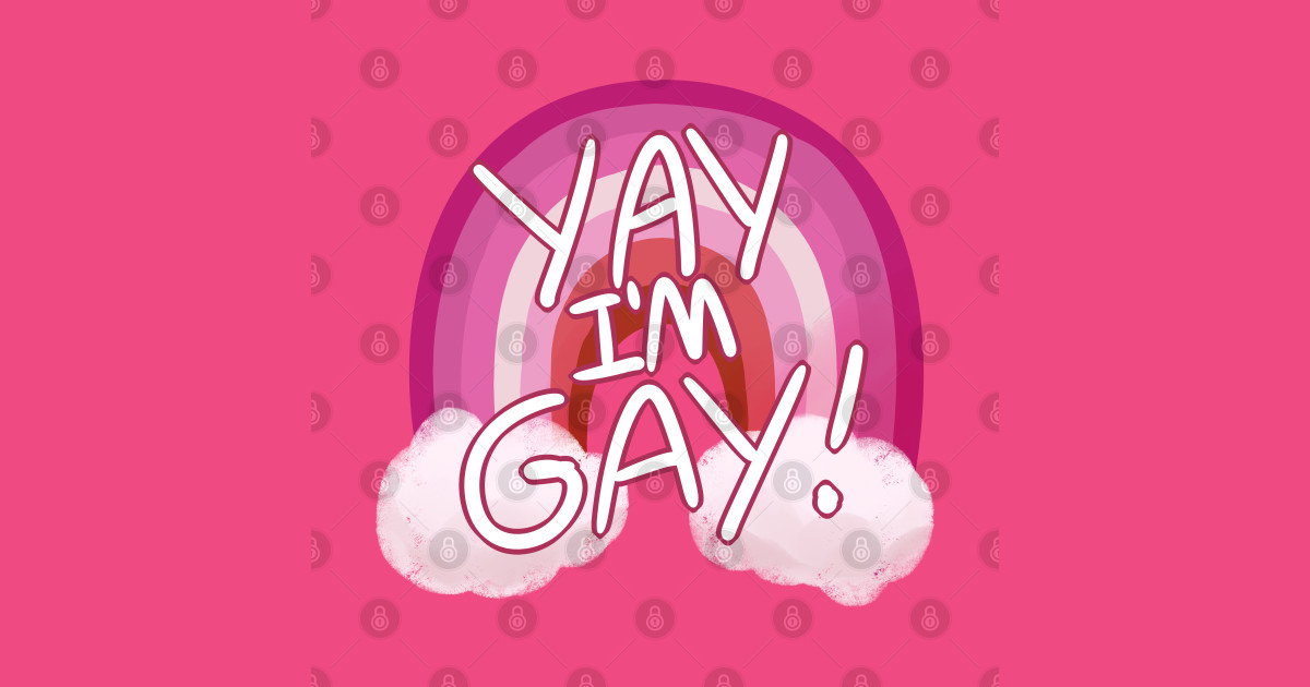 Yay I M A Lesbian Lesbian Sticker Teepublic