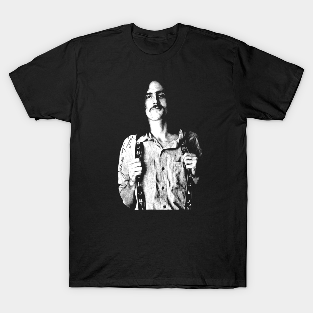 James Taylor /// Retro mustache - James Taylor - T-Shirt | TeePublic