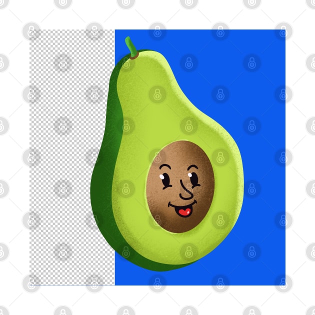 Funny Avocado Design by Mako Design 