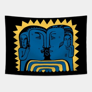 faces Tapestry