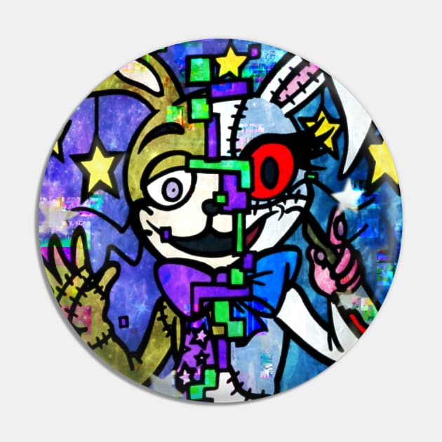 FNAF - It's Just A Glitch Pin by ScribbleSketchScoo